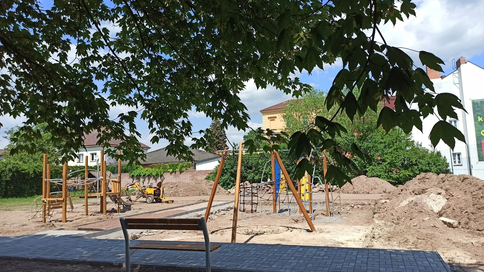 Dětské hřiště na ul. Partyzánská po rekonstrukci